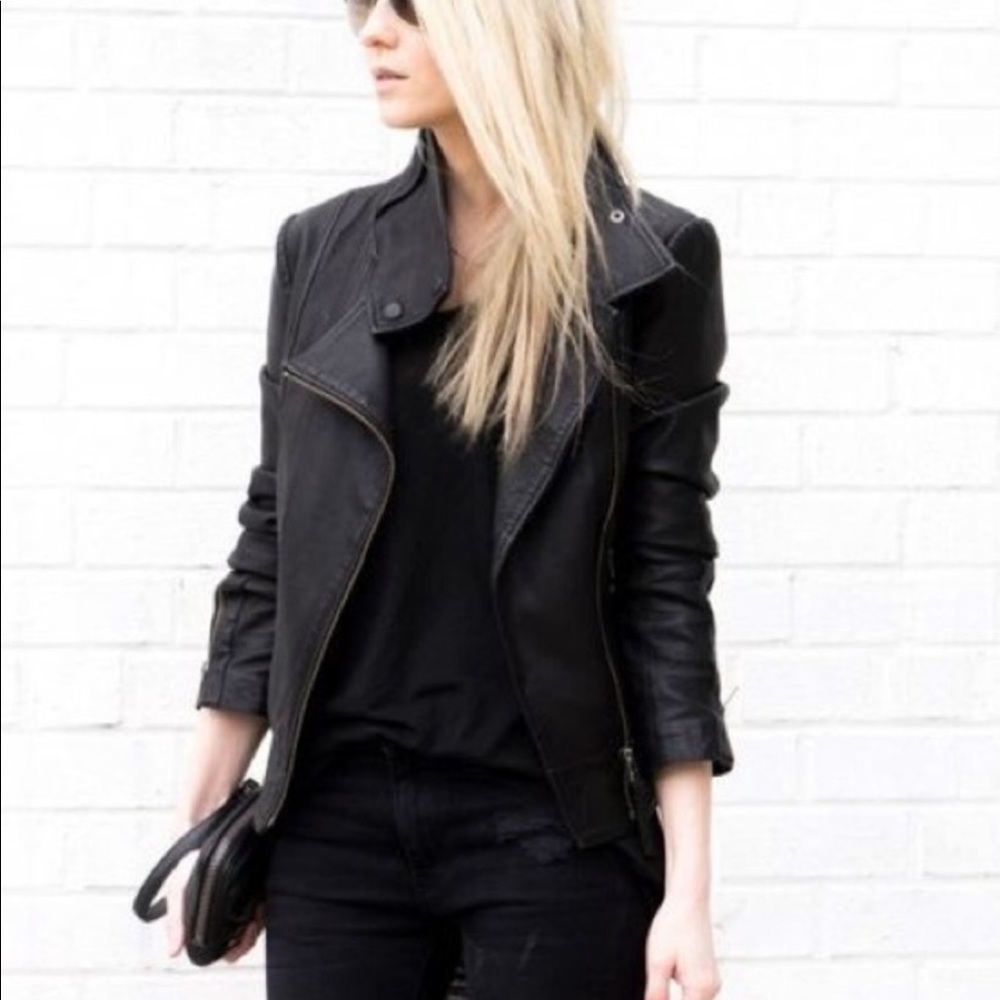 ::SOLD:: Aritzia Mackage Kenya leather jacket 3XS